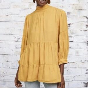 Maeve for Anthropologie Goldie Tiered Tunic